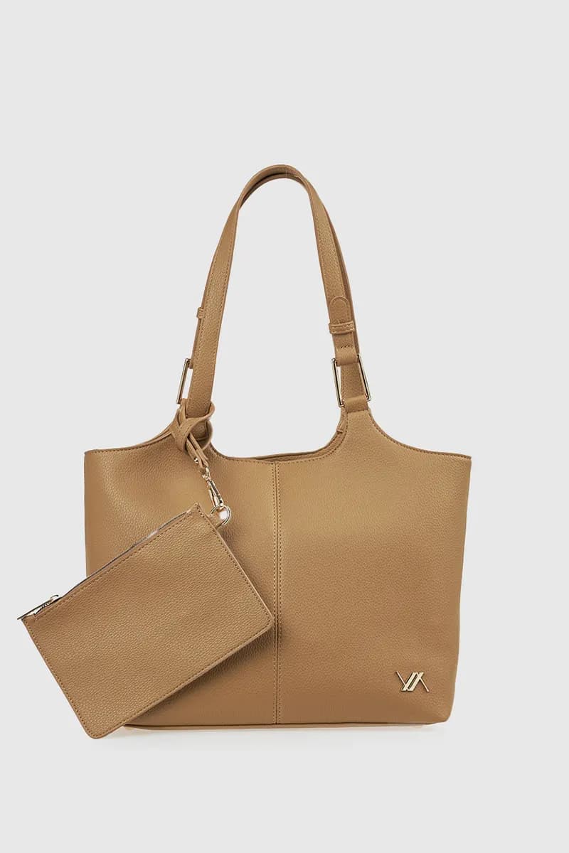 VERDE FASHION | Borsa a spalla con pochette removibile - 5