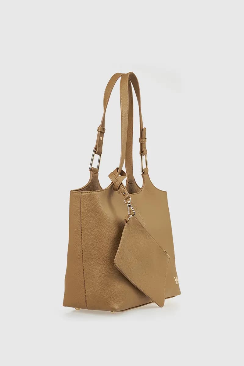 VERDE FASHION | Borsa a spalla con pochette removibile - 7