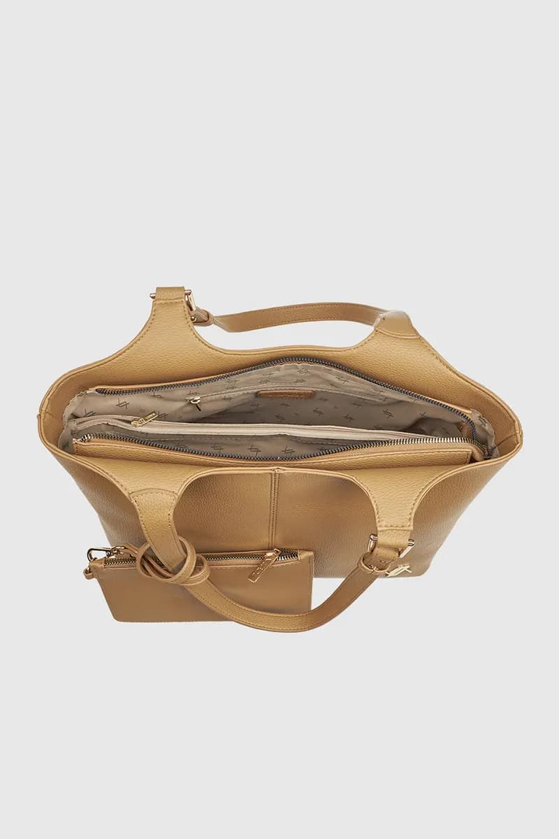 VERDE FASHION | Borsa a spalla con pochette removibile - 8