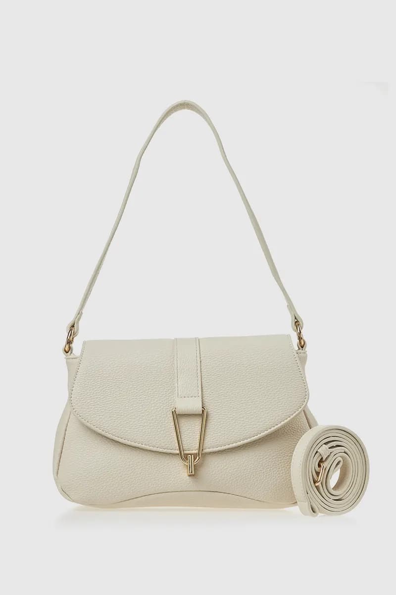 VERDE FASHION | Borsa a spalla con patta e tracolla - 13