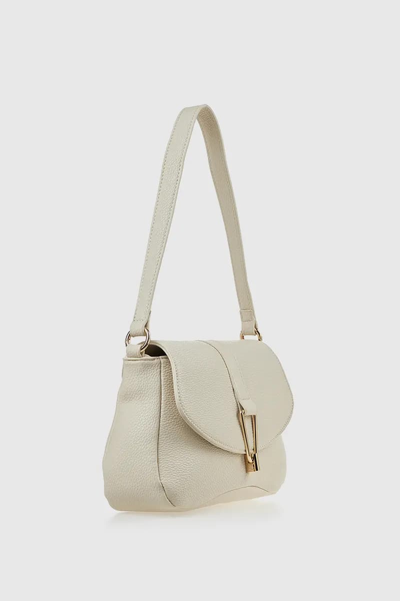 VERDE FASHION | Borsa a spalla con patta e tracolla - 11