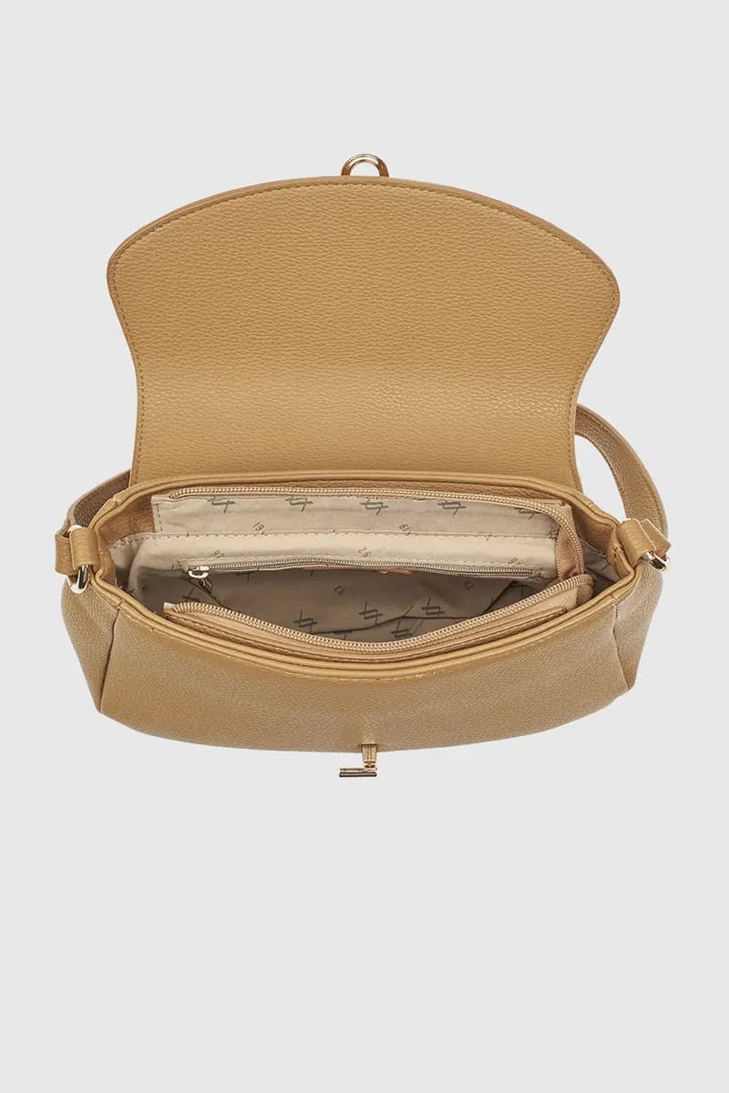 VERDE FASHION | Borsa a spalla con patta e tracolla - 4