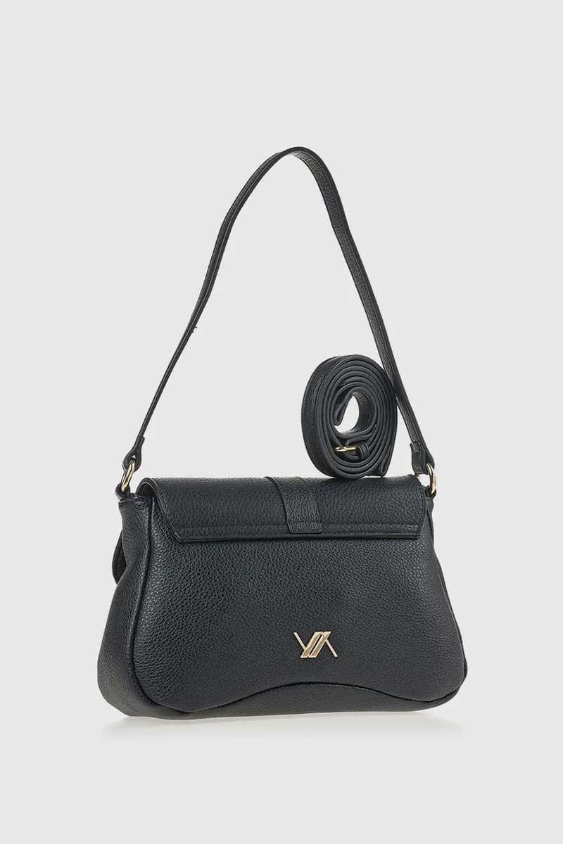 VERDE FASHION | Borsa a spalla con patta e tracolla - 6