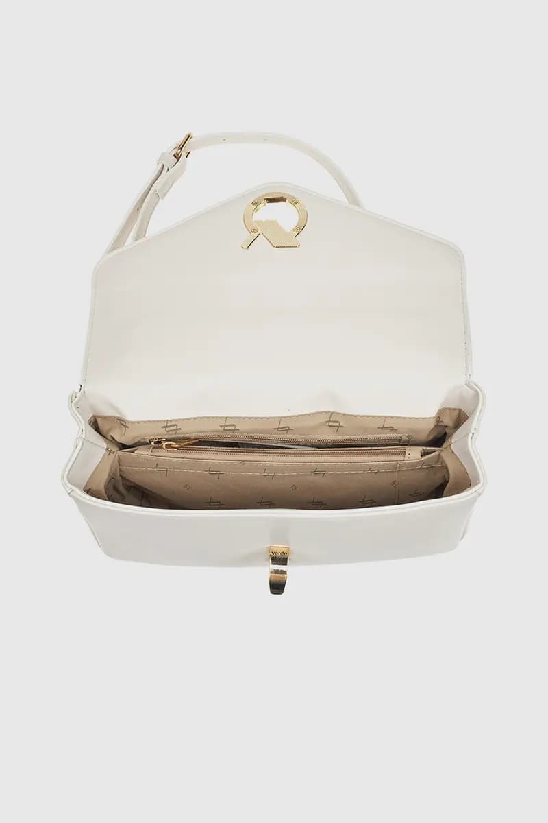 VERDE FASHION | Borsa a tracolla con patta - 12