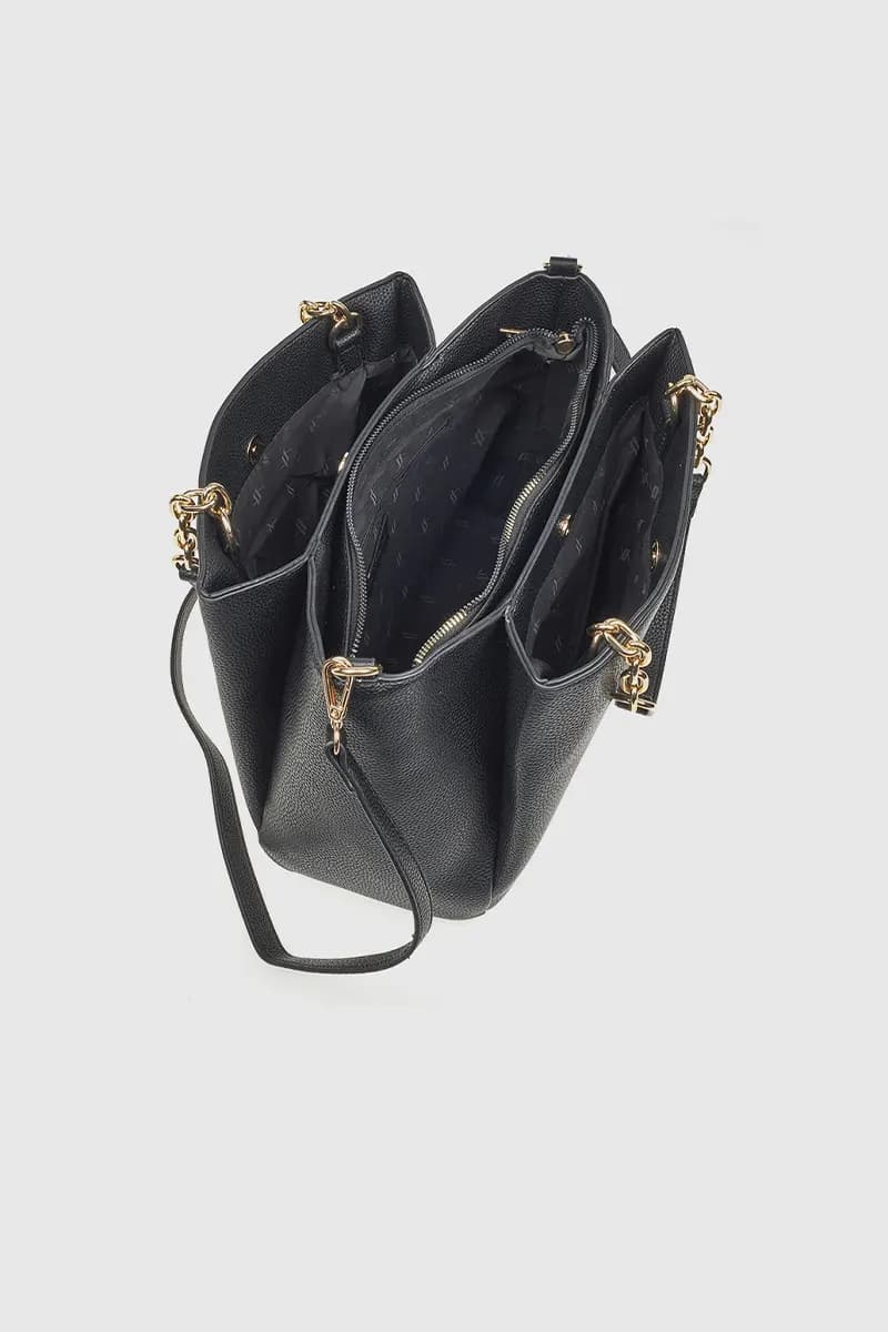 VERDE FASHION | Borsa morbida a tre scomparti - 8
