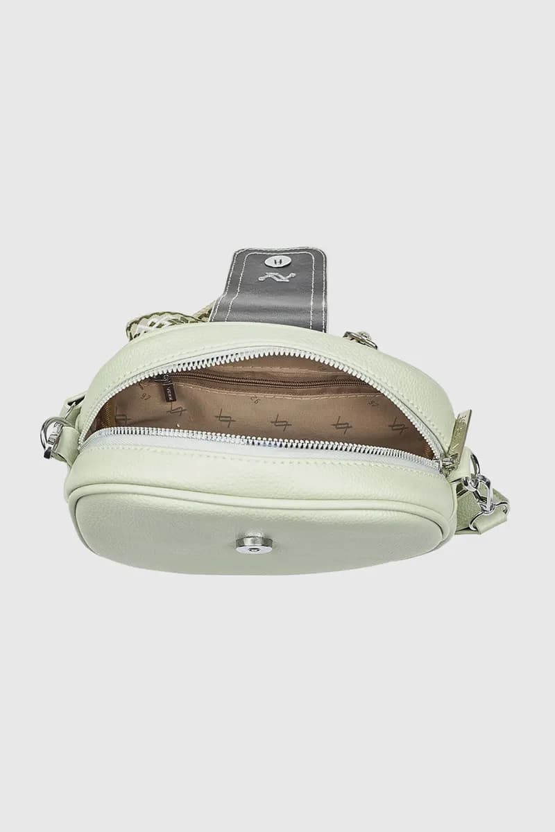 VERDE FASHION | Mini bag in ecopelle con tracolla - 4