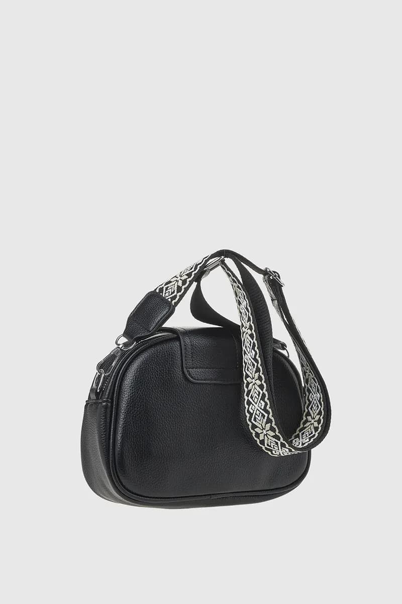 VERDE FASHION | Mini bag in ecopelle con tracolla - 6