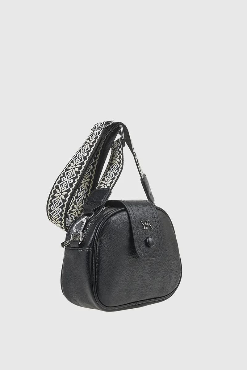 VERDE FASHION | Mini bag in ecopelle con tracolla - 7