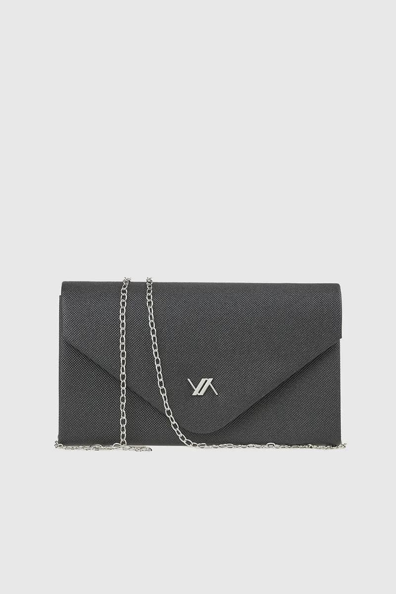 VERDE FASHION | Pochette in raso con patta - 15
