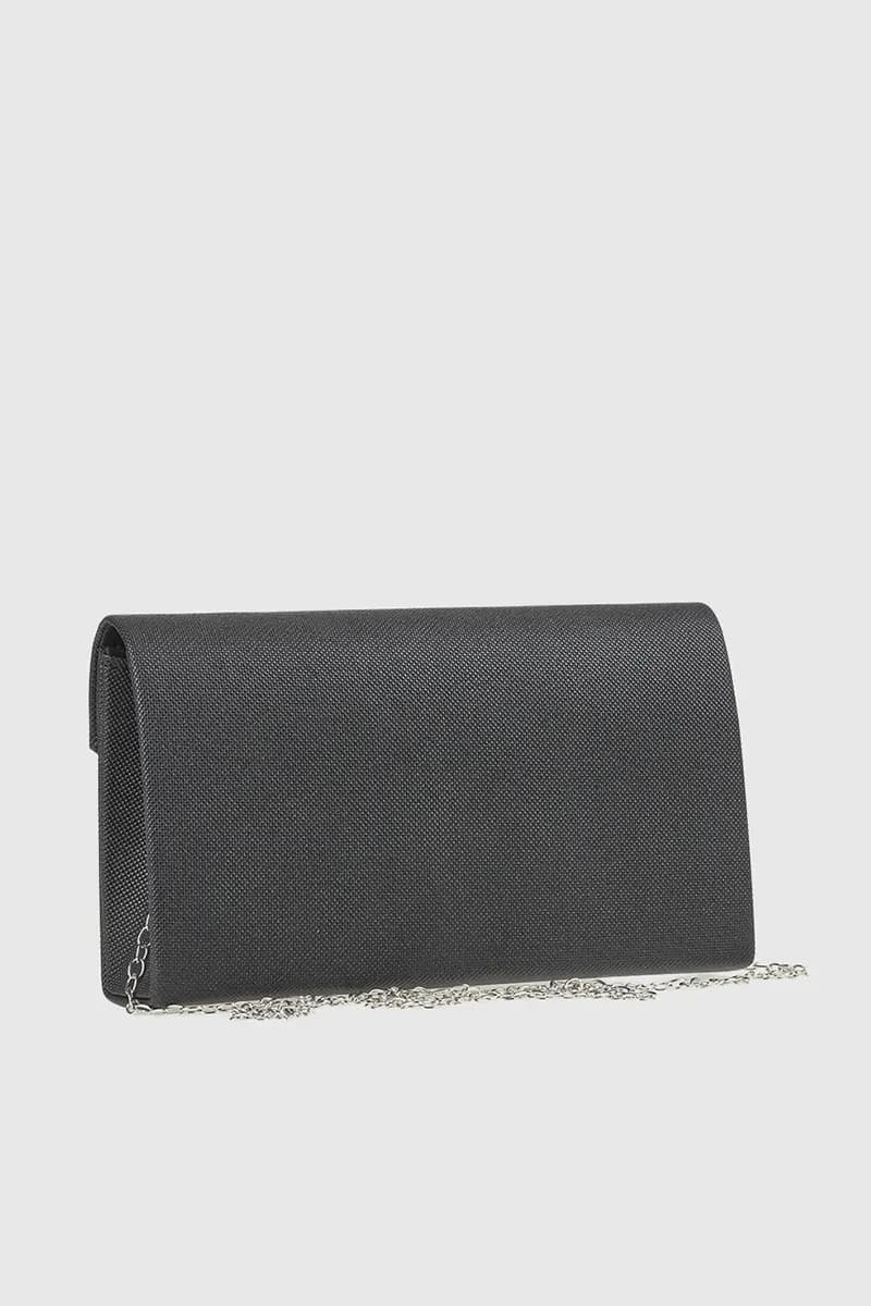 VERDE FASHION | Pochette in raso con patta - 6