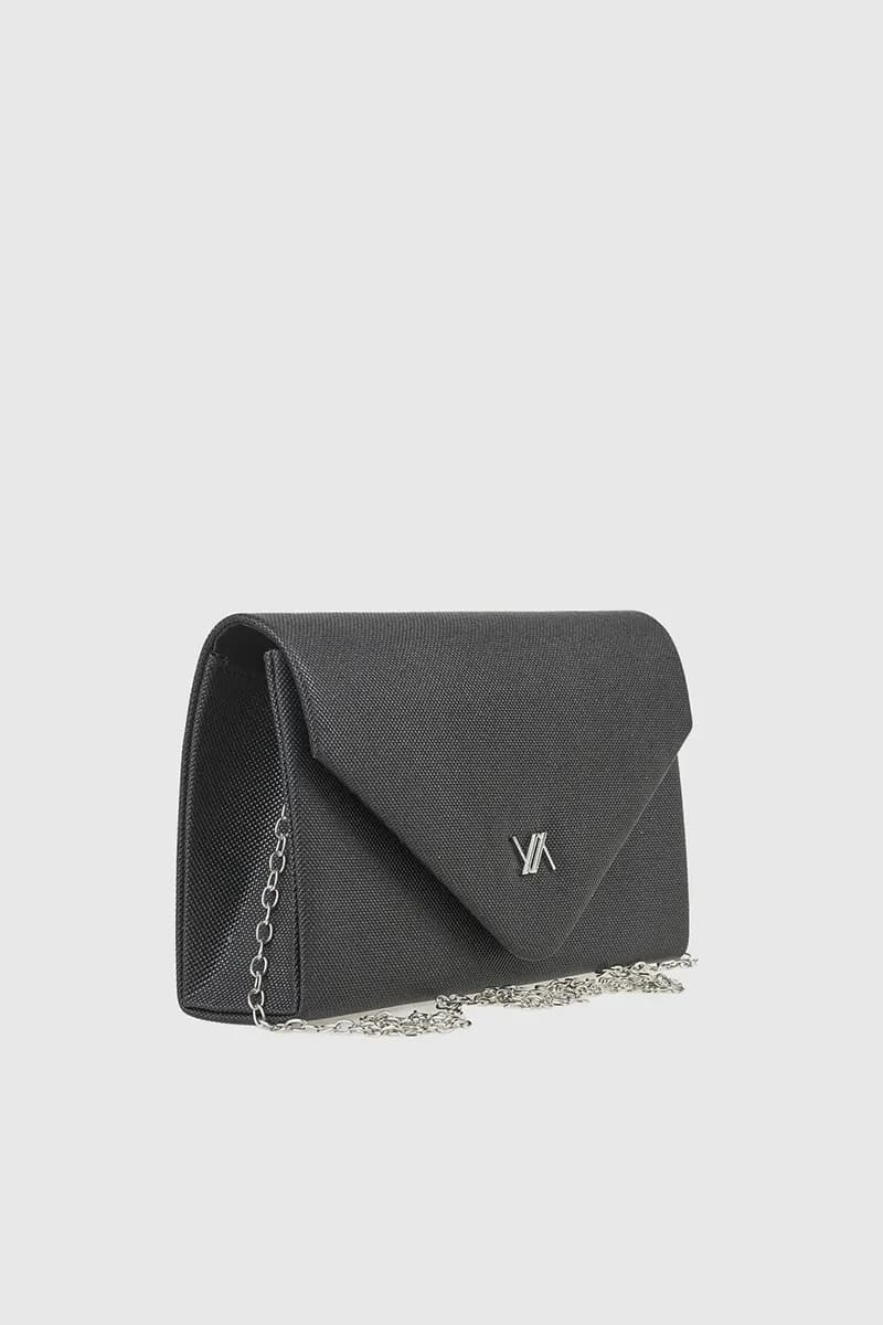 VERDE FASHION | Pochette in raso con patta - 7