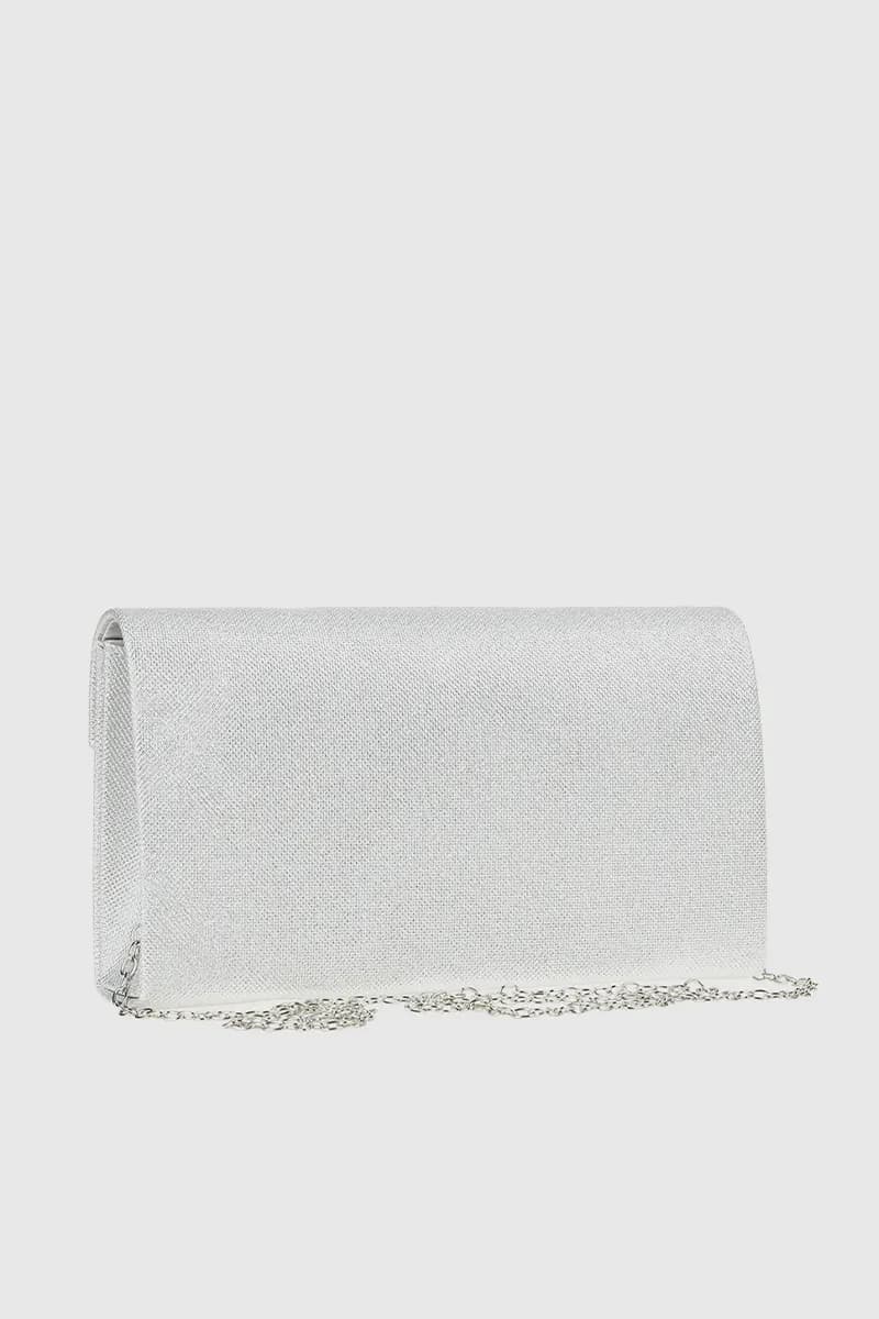 VERDE FASHION | Pochette in raso con patta - 10