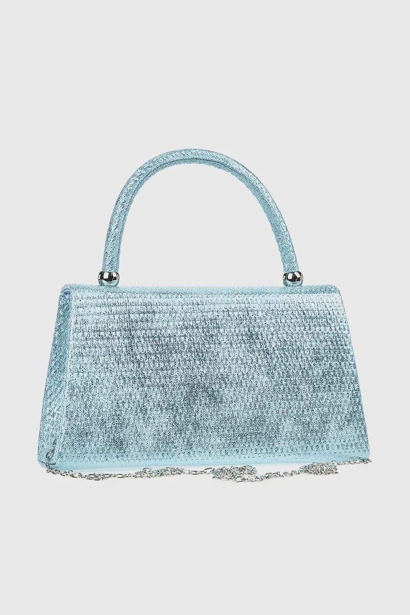 VERDE FASHION | Pochette in rafia con patta - 2