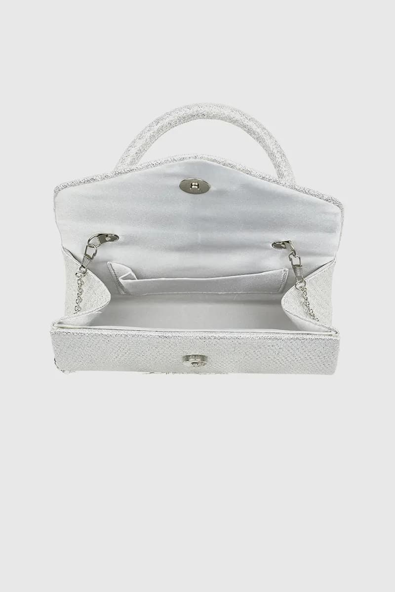 VERDE FASHION | Pochette in rafia con patta - 8
