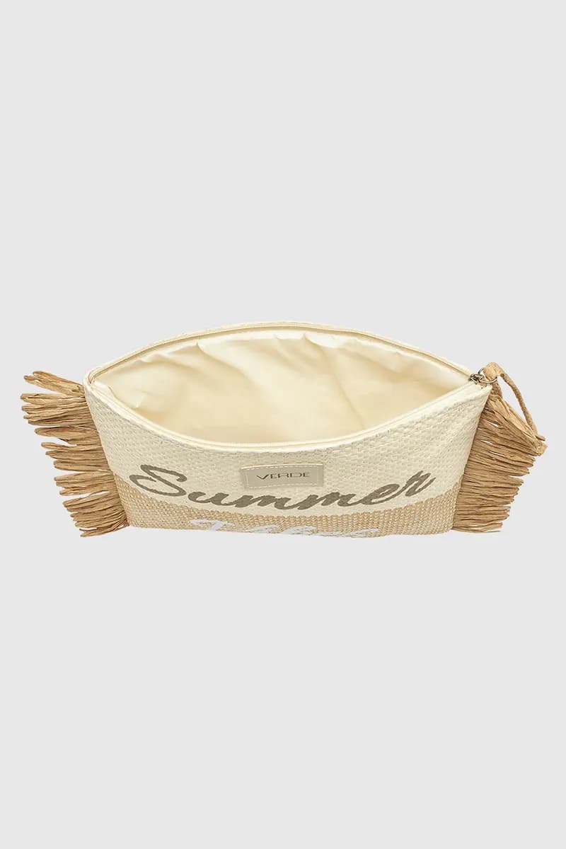 VERDE FASHION | Pochette mare in rafia Summer Vibes - 3