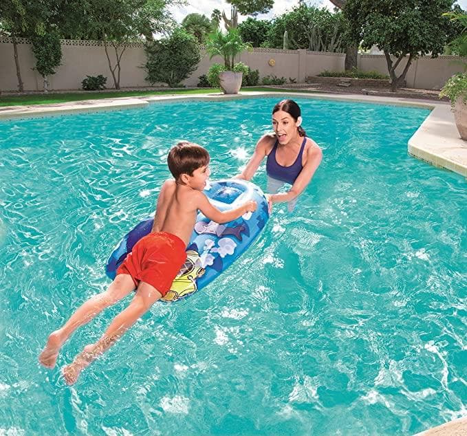 Tavoletta da surf gonfiabile con due maniglie laterali 99x51 cm - 3