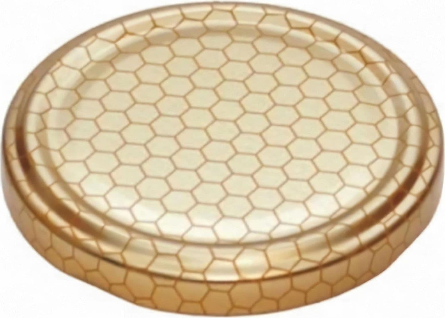 Tappi per barattoli in vetro "Alveare" capsule per boccaci miele e conserve - 4