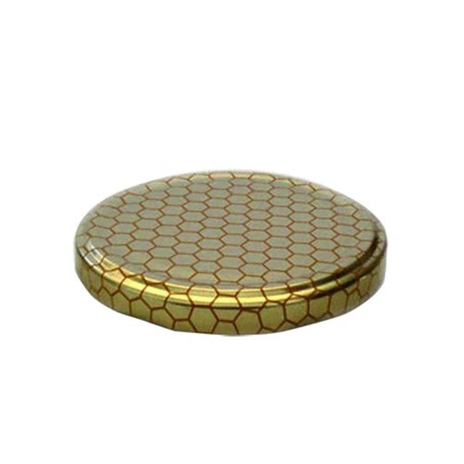 Tappi per barattoli in vetro "Alveare" capsule per boccaci miele e conserve - 3