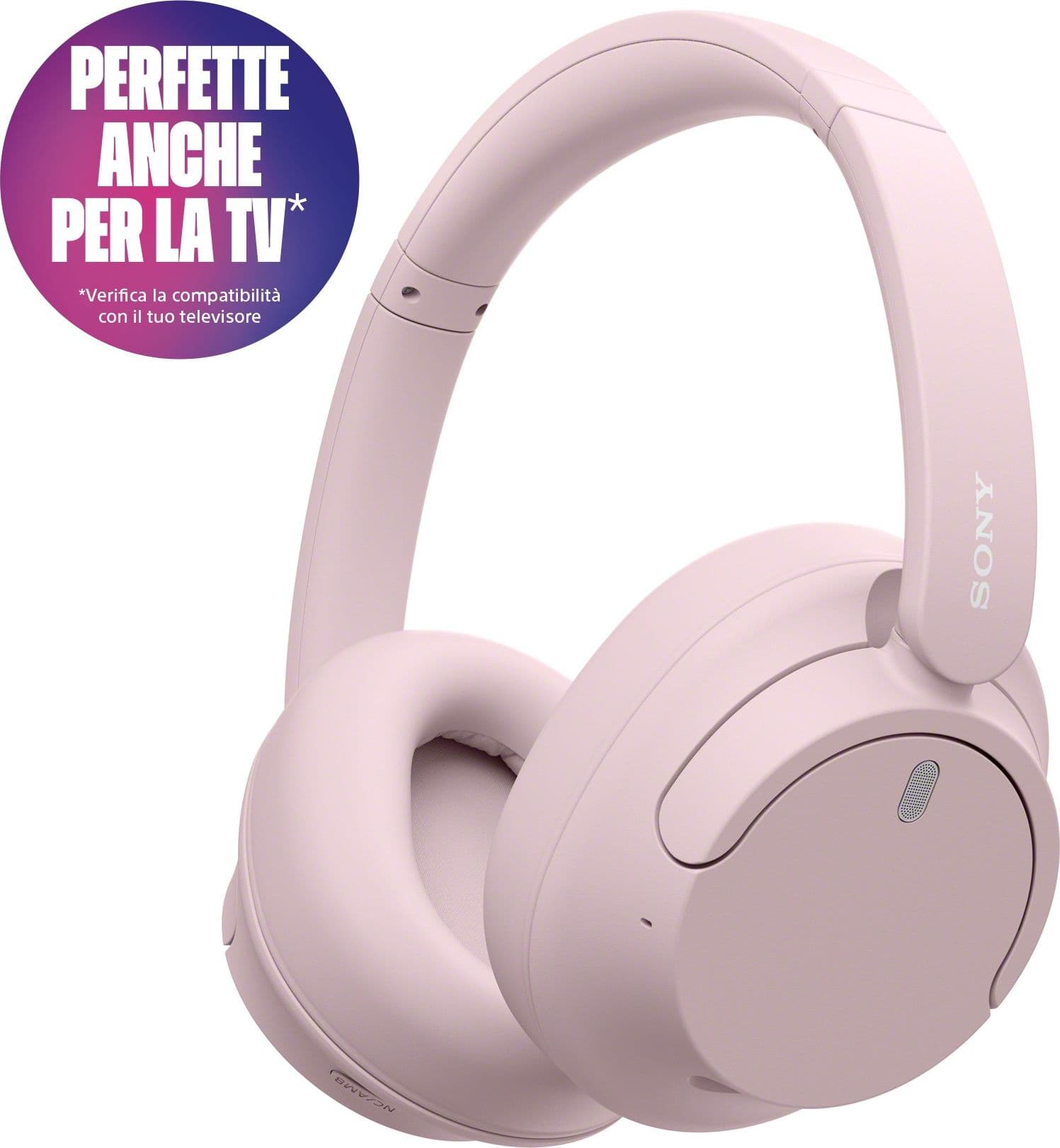 Sony Cuffie Wir/BT NoiseC Mic WH-CH720NP Pink - 2