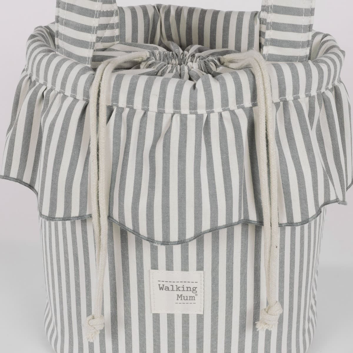 Borsa Bucket Pasito a Pasito WM Pralinè Strisce Matcha - 5