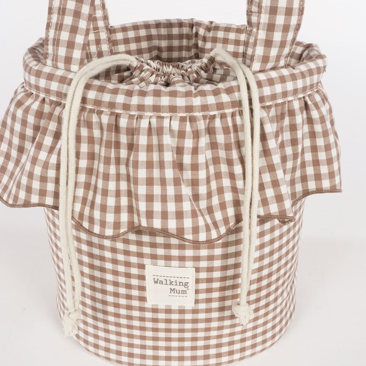 Borsa Bucket Pasito a Pasito WM Pralinè Vichy Moka - 5