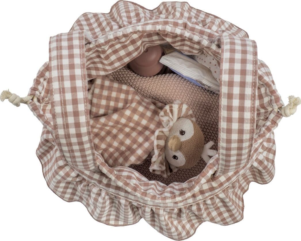 Borsa Bucket Pasito a Pasito WM Pralinè Vichy Moka - 7