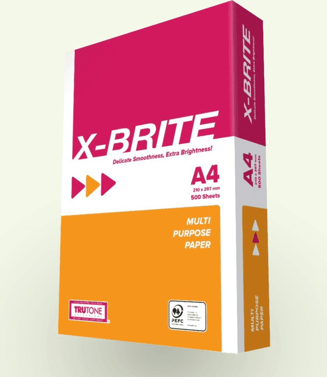 X-Brite 161 - Carta Fotocopie A4 75gr Confezione da 5 risme 500 Fogli