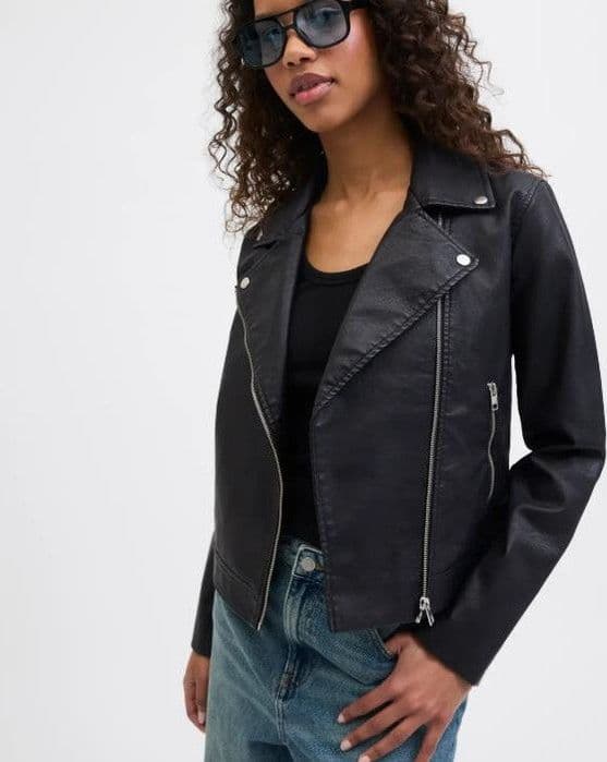 Giacca JJXX Gail Biker Jkt Black - 4