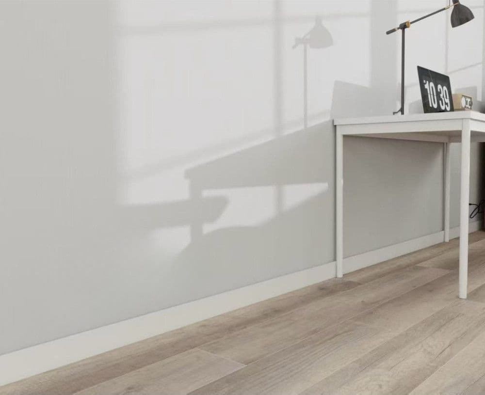 Battiscopa bianco 2900x70 mm zoccolino decorativo moderno per pareti
