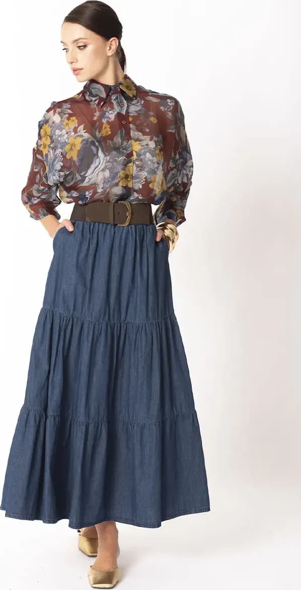 NO-NA' | Camicia fantasia fiori - 2