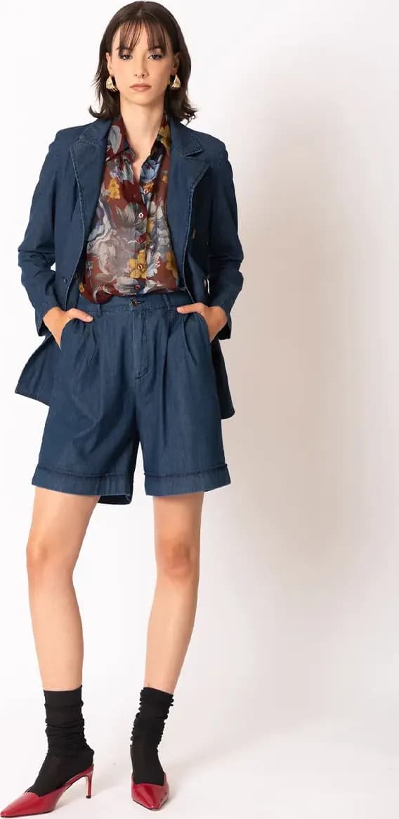 NO-NA' | Camicia fantasia fiori - 3