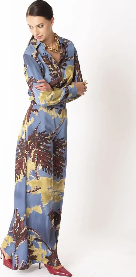 NO-NA' | Camicia fantasia astratta - 2