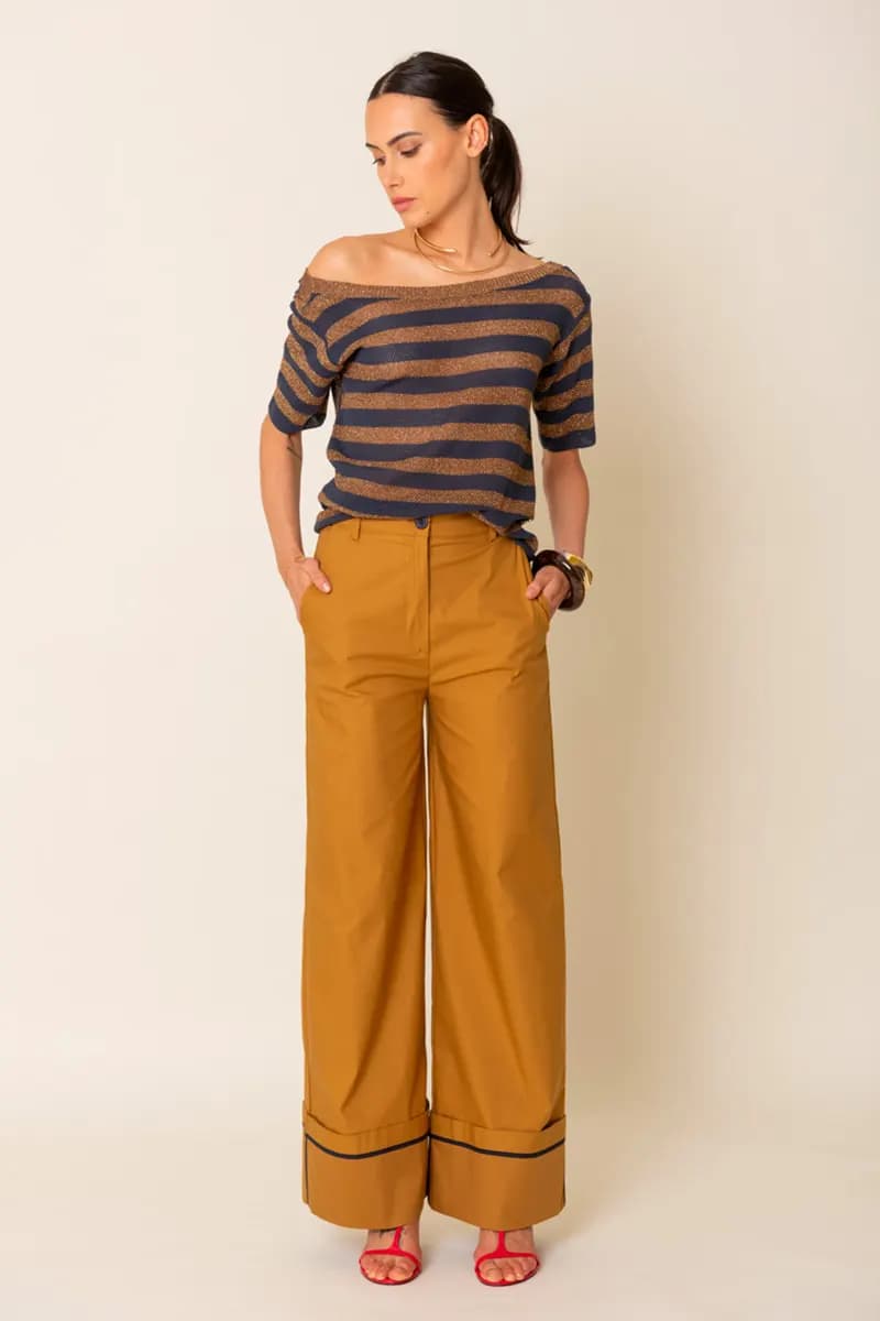 SISTE'S | Maglia a righe nodo schiena - 2