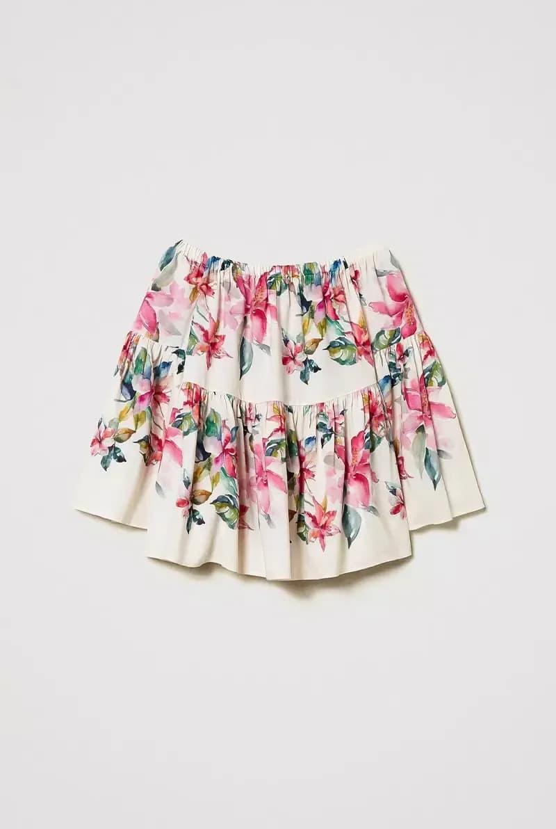 TWINSET | Blusa in misto lino con stampa a fiori - 6