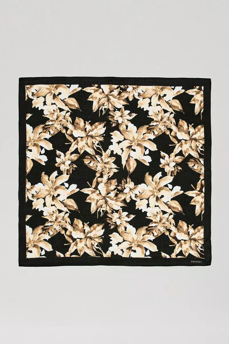 TWINSET | Kefiah con stampa floreale - 2