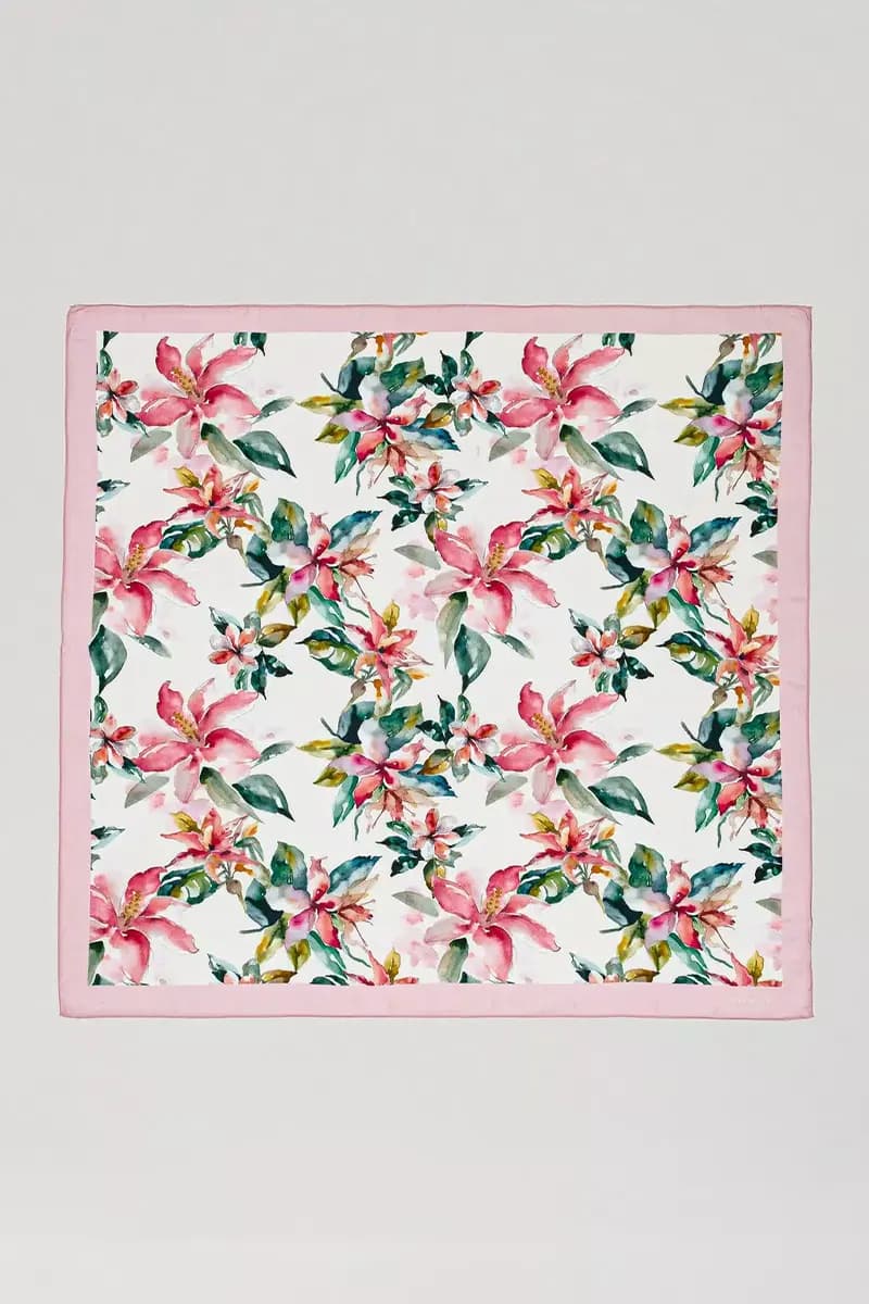 TWINSET | Kefiah con stampa floreale - 5