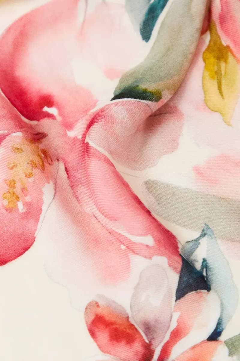 TWINSET | Kefiah con stampa floreale - 6