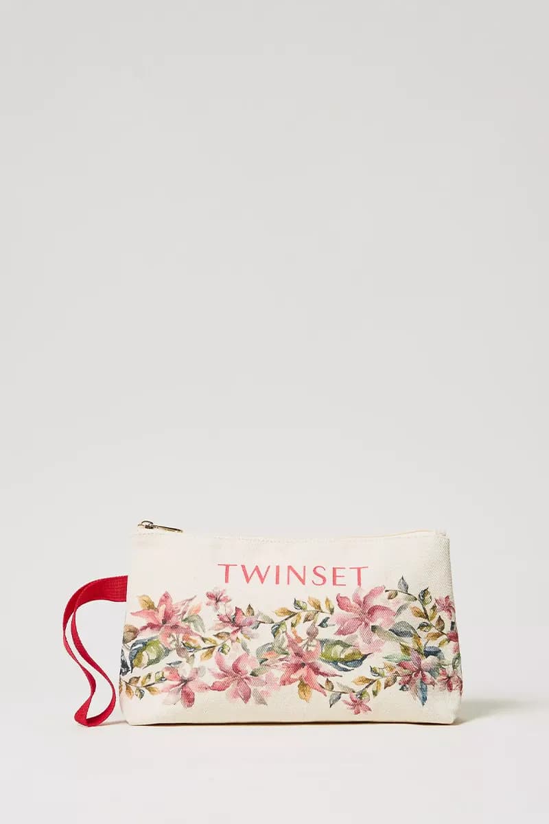 TWINSET | Pochette in canvas stampato - 11