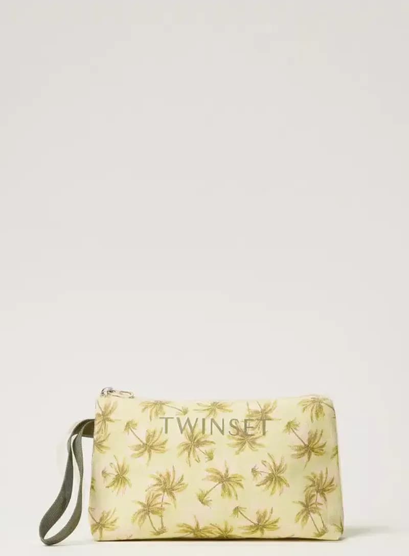TWINSET | Pochette in canvas stampato - 2