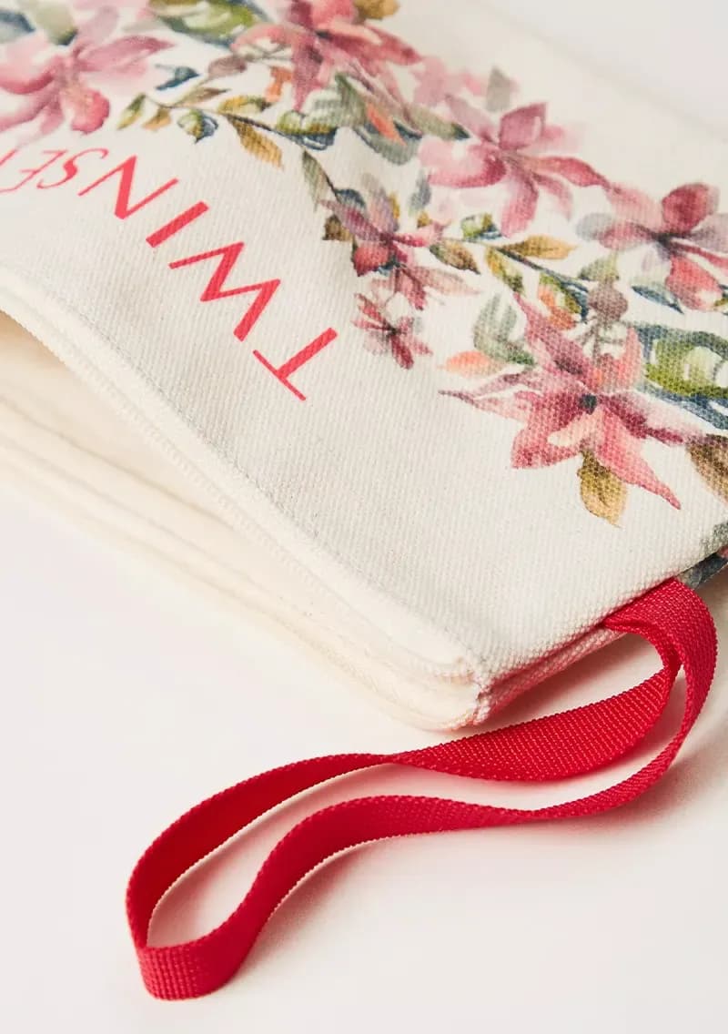 TWINSET | Pochette in canvas stampato - 8