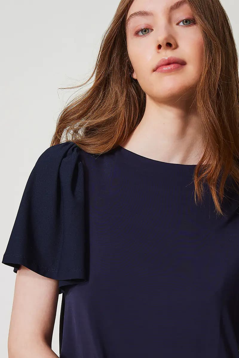 TWINSET | Blusa con maniche arricciate - 4