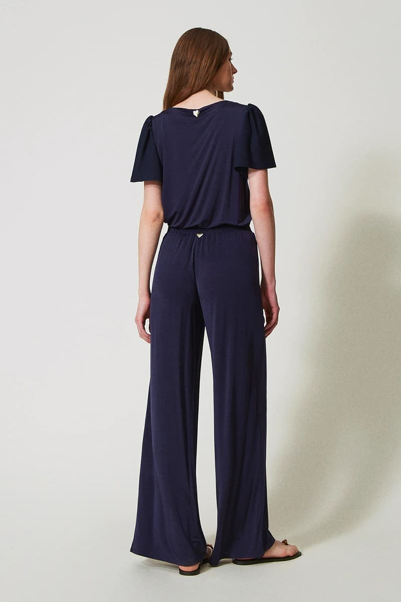 TWINSET | Pantaloni a palazzo in jersey - 2