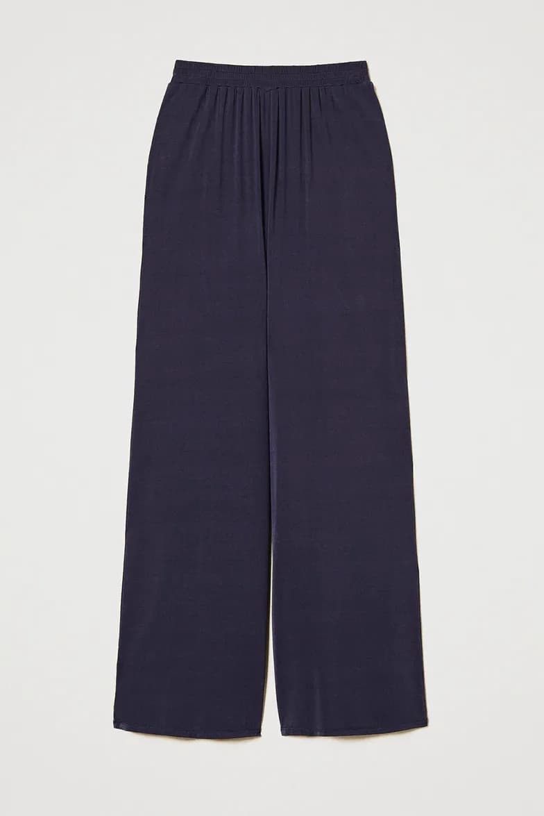 TWINSET | Pantaloni a palazzo in jersey - 5