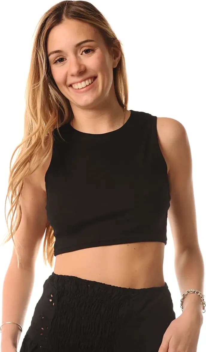 LOKITA | Crop top basic a costine - 2
