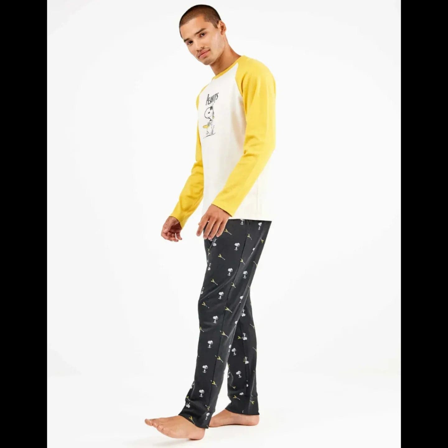 Pigiama Uomo Autunno/Inverno Gisela 2/20343S – Set Snoopy in Maglia Interlock - 2