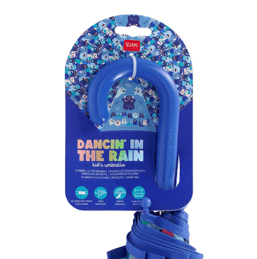 Legami - Ombrello per Bambini - Dancin' in the Rain - Monster (KUM0004) - 5