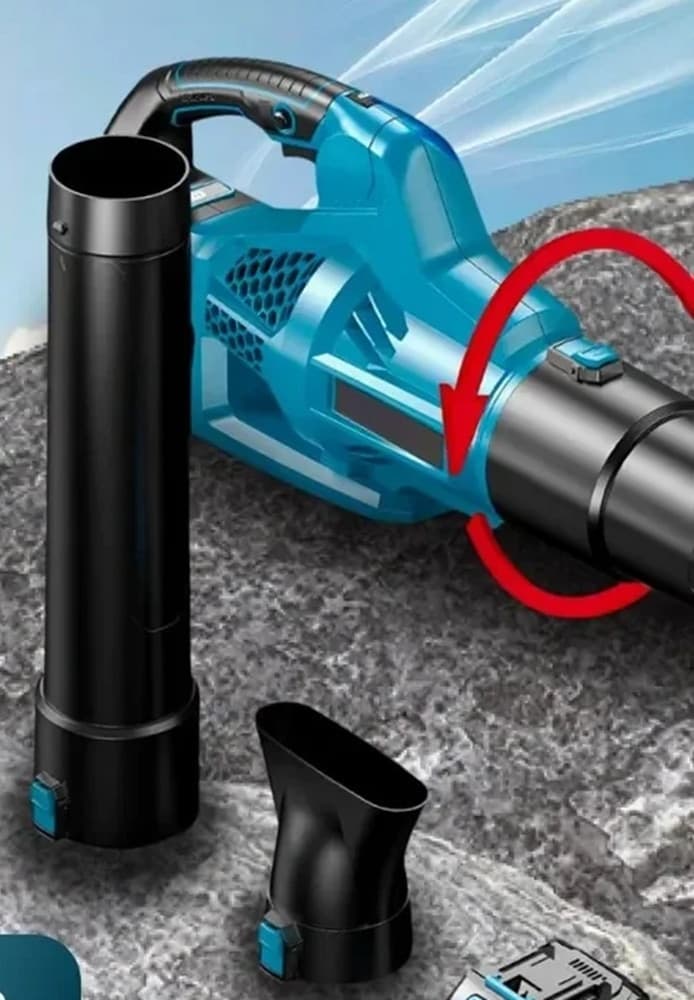 SOFFIATORE DA GIARDINO SENZA FILI A BATTERIA NL-5843 PER RIMOZIONE FOGLIE NEVE DETRITI - 10