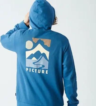 Felpa Picture Kenoma Zip Serenity Blue - 3