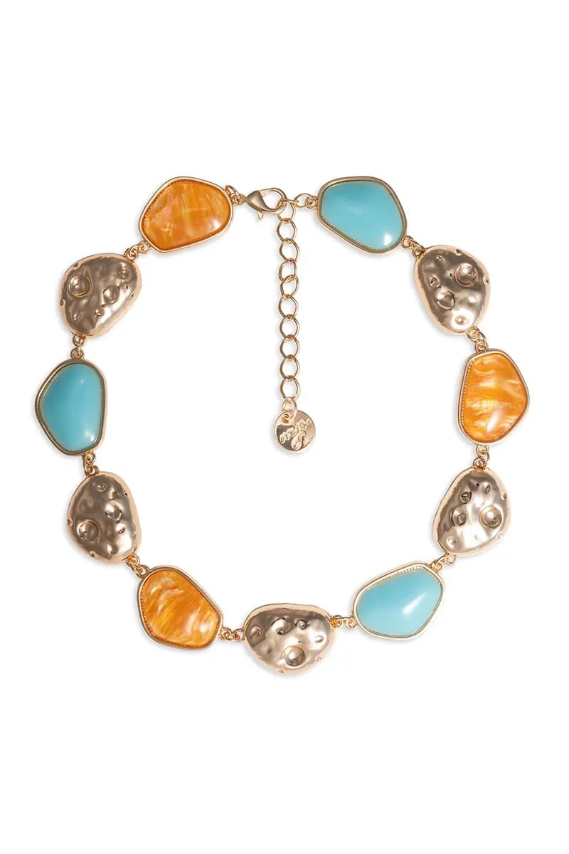 MYA ACCESSORIES | Collana girocollo con inserti in acrilico - 2