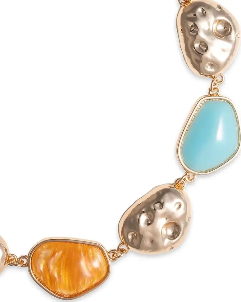 MYA ACCESSORIES | Collana girocollo con inserti in acrilico - 3